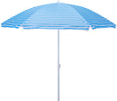 Striped Beach Parasol 150cm