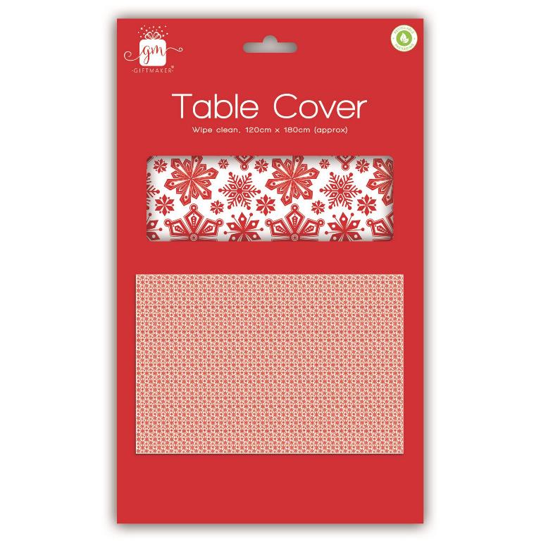 Snowflake Christmas Table Cover