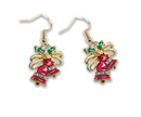 Christmas Novelty Dangly Earrings Assorted