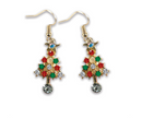 Christmas Novelty Dangly Earrings Assorted
