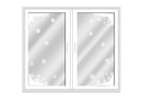 Snow Scene Window Stickers