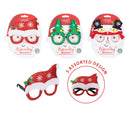 Novelty Christmas Glasses Assorted