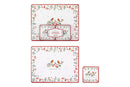 Red Robin Christmas Placemats & Coasters Set