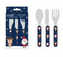 Santa & Friends Kids Cutlery Set