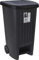 Wheelie Bin 90Ltr Grey/Black