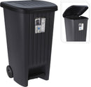 Wheelie Bin 90Ltr Grey/Black