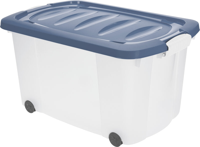 Storage Box With Wheels 45L