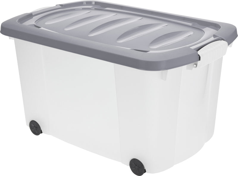 Storage Box With Wheels 45L