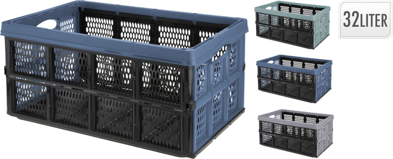 Folding Crate 32L - Assorted