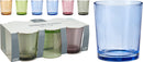 Coloured Drinking Glasses 6 Pack
