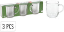 Glass Mugs 8oz 3 Pack