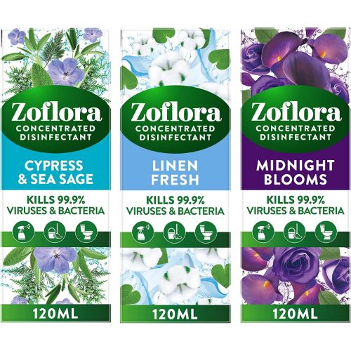Zoflora Disinfectant 120ml - Assorted Scents