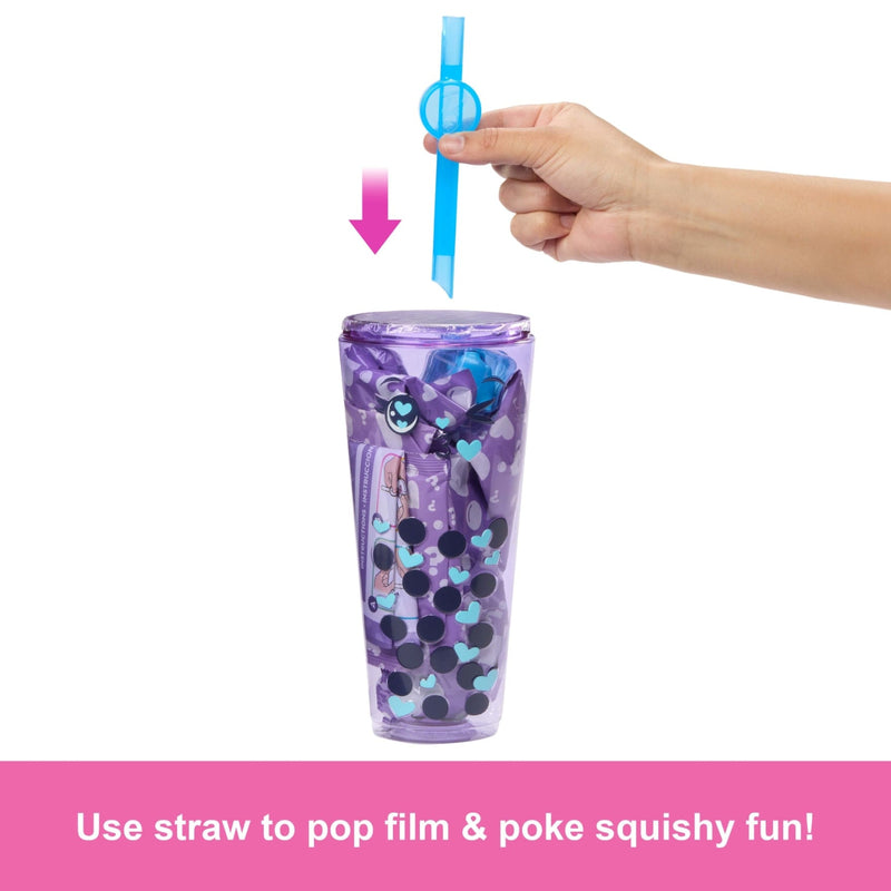 Barbie Pop Reveal Bubble Tea Series Taro Milk Doll