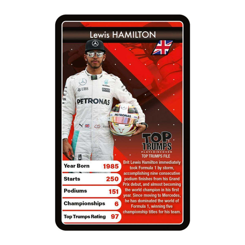 Top Trumps Grand Prix Heroes Card Game