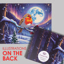 Crystal Art Card 18cm x 18cm - Aurora Robin