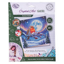 Crystal Art Card 18cm x 18cm - Aurora Robin