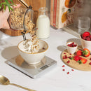 Salter Disc Digital Kitchen Scale in Silver