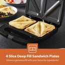 Geepas Deep Fill Toastie and Sandwich Grill