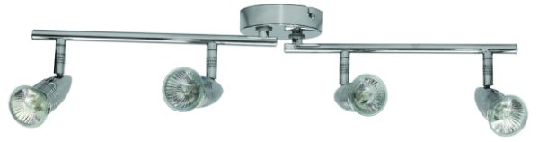 Indoor 4 Spotlight Bar - Chrome