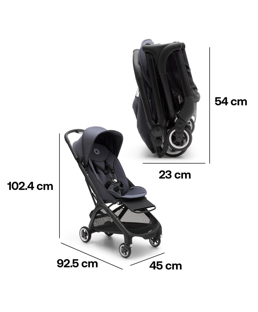 bugaboo butterfly dimensions cm Bugaboo Butterfly Stroller