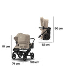 Bugaboo Donkey 5 Duo Carrycot & Seat Pushchair - Desert Taupe