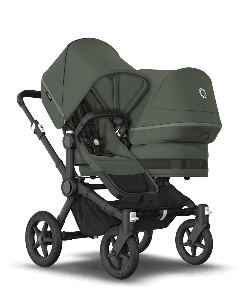 Bugaboo Donkey Duo Carrycot Seat Pushchair Forest Green