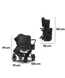 Bugaboo Donkey 5 Duo Carrycot & Seat Pushchair - Midnight Black