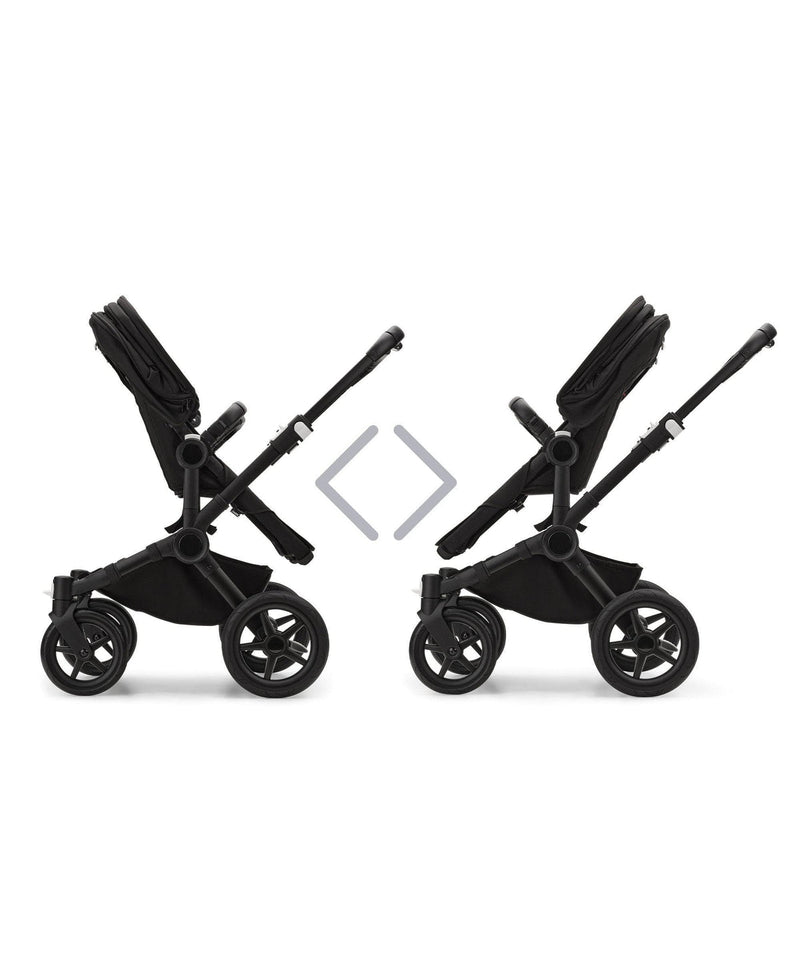 Bugaboo Donkey 5 Twin Carrycot & Seat Pushchair - Midnight Black