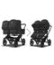 Bugaboo Donkey 5 Twin Carrycot & Seat Pushchair - Midnight Black