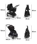 Bugaboo Dragonfly Complete Stroller - Midnight Black