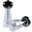 Salter Harper Salt & Pepper Mill Set - Clear/Grey