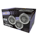 Indoor Downlights 3 Pack - Brushed Chrome
