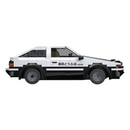 CaDA Toyota AE86 Trueno 325 Pieces