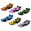CaDa Mini Orange Circuit Racing Car 70 Pieces