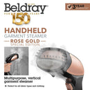 Beldray Handheld Garment Steamer - Rose Gold