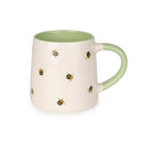 Soft Green Bees Mug