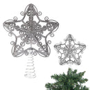 Star Tree Topper - Silver Glitter