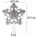 Star Tree Topper - Silver Glitter