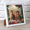 Crystal Art Card 18cm x 18cm - Christmas Kittens