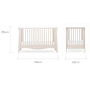 CuddleCo Clara Mini Cot - Cashmere