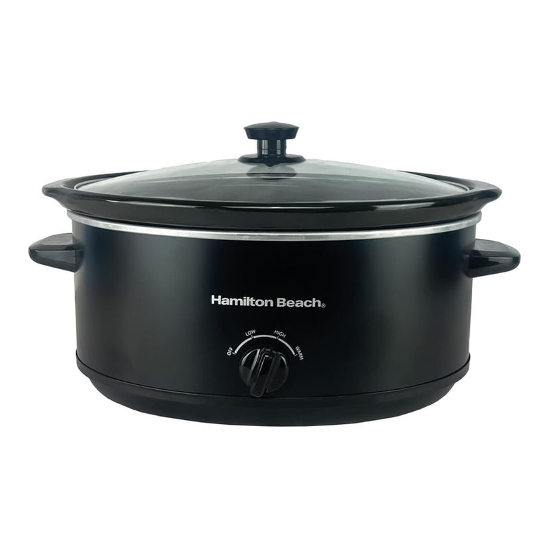 Hamilton Beach 6.5L Black Slow Cooker