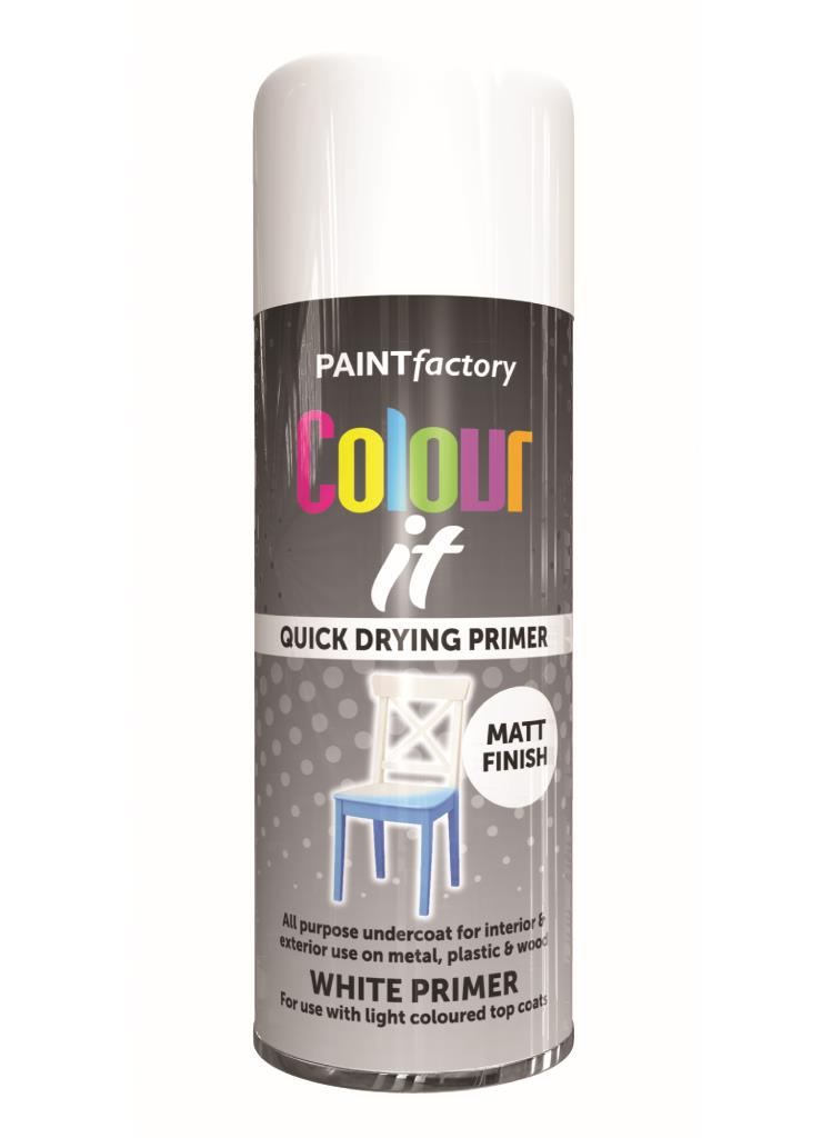 Paint Factory White Primer Spray Paint 400ml