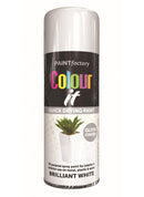 Paint Factory Brilliant White Gloss Spray Paint 400ml