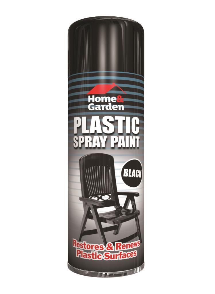 Plastic Black Spray Paint 300ml