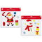 Gel Santa/Snowman Window Stickers Assorted