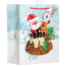 Christmas Pudding Christmas Gift Bag - Large