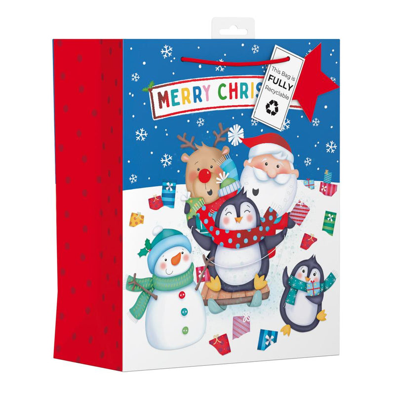 Novelty Character Christmas Gift Bag - Large