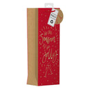 Kraft Christmas Gift Bag - Bottle