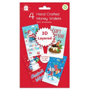 Character Christmas Money Wallets 4 Pack