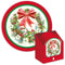 Traditional Christmas Paper Plates 6pk